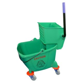 Kentucky Bucket & Wringer with Castors - Green 900010