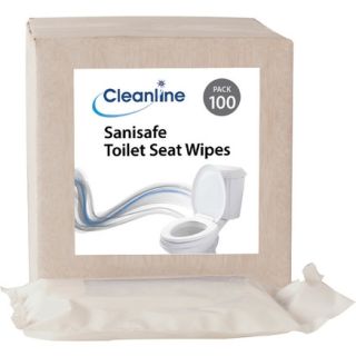 Cleanline Sanisafe Toilet Seat Wipe 100 Sheets ( CS 10) B81010172