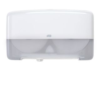 Tork Elevation Twin Mini Jumbo Toilet Roll Dispenser White